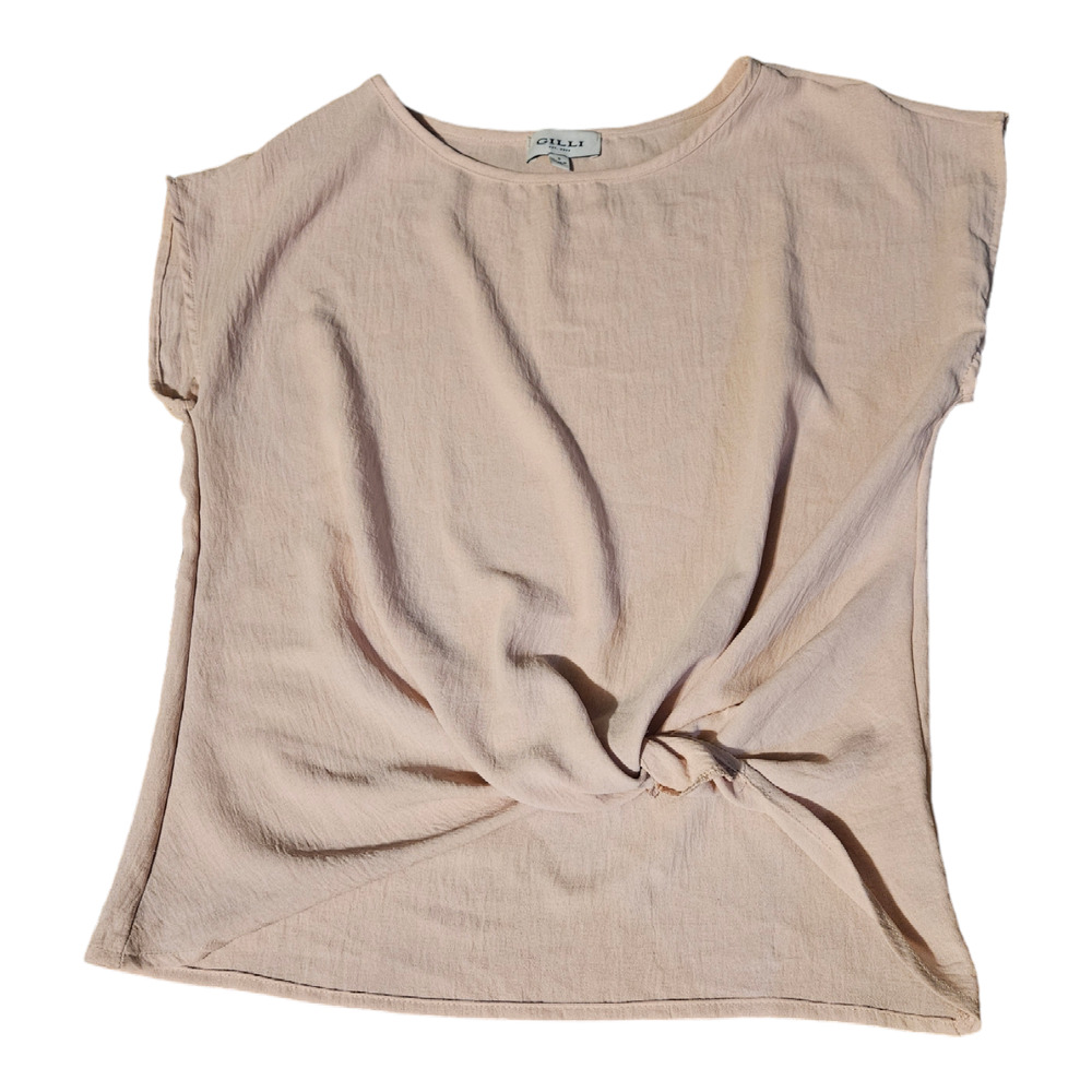 Gilli Small Light Pink Short Sleeve Blouse